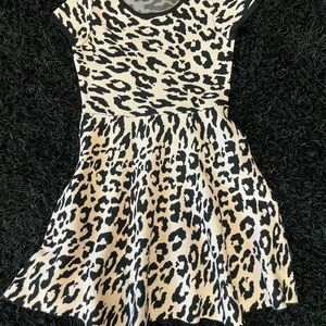 Leopard Print Kids Dress